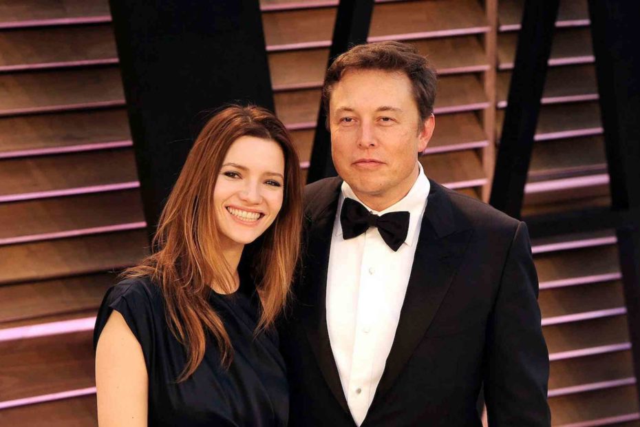 Image of Elon Musk and his first wife Justine Wilson